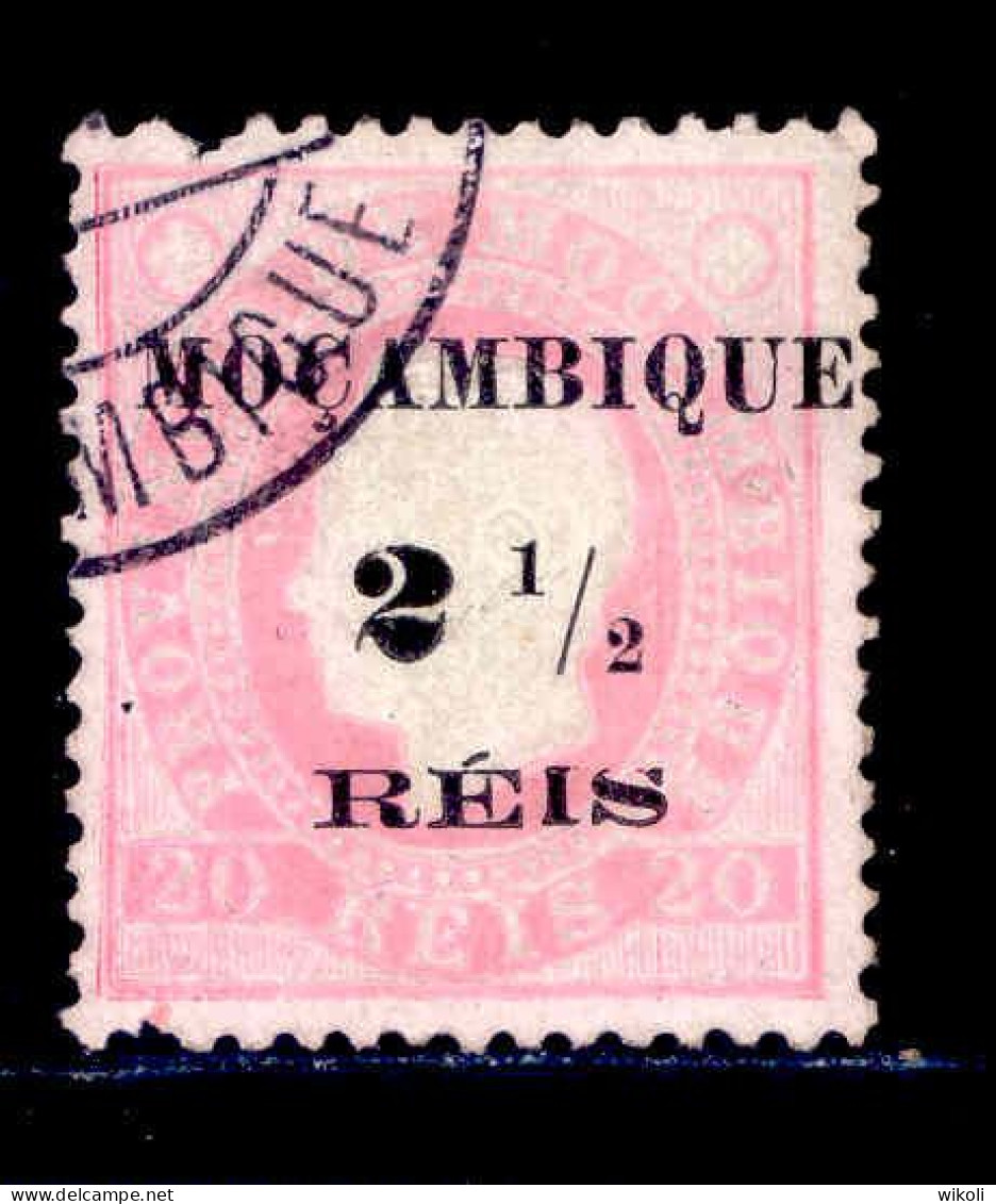 ! ! Mozambique - 1897 King Luis OVP 2 1/2 R - Af. 51 - Used - Mosambik