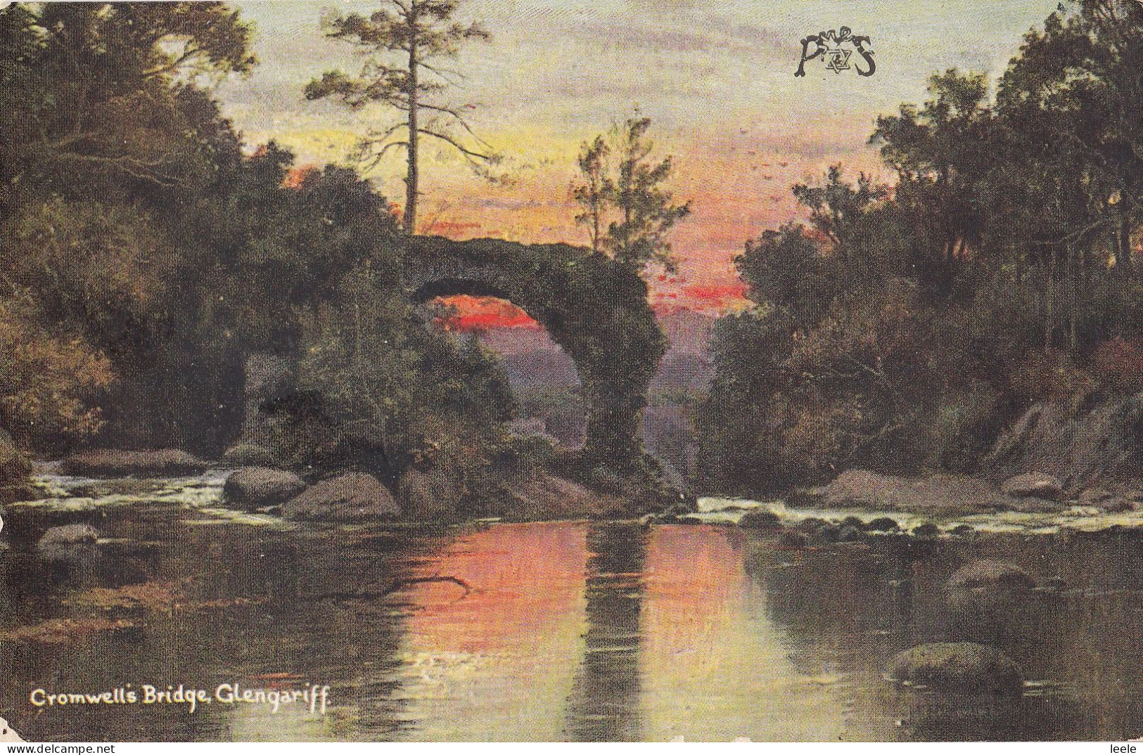 H02.  Vintage Postcard. Cromwell's Bridge. Glengariff, Cork, Ireland. - Cork
