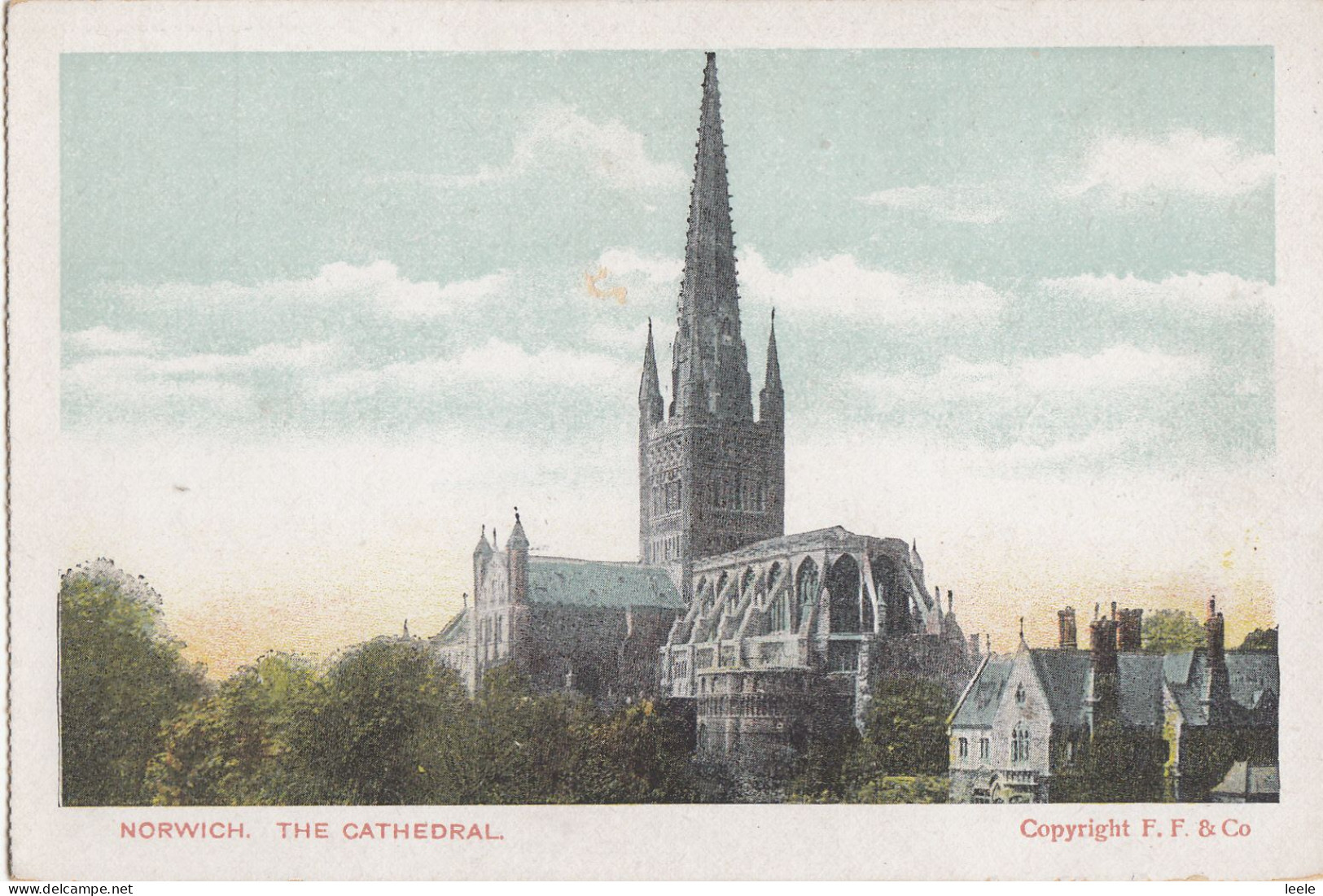 H62. Collectable Postcard.  Norwich Cathedral. Norfolk - Norwich