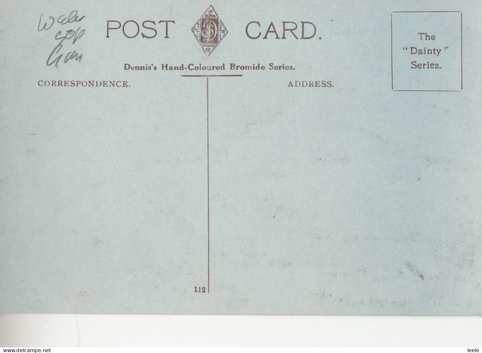 H36. Vintage Postcard. Rhuddlan Castle, Flintshire. By Elmer Keene - Flintshire