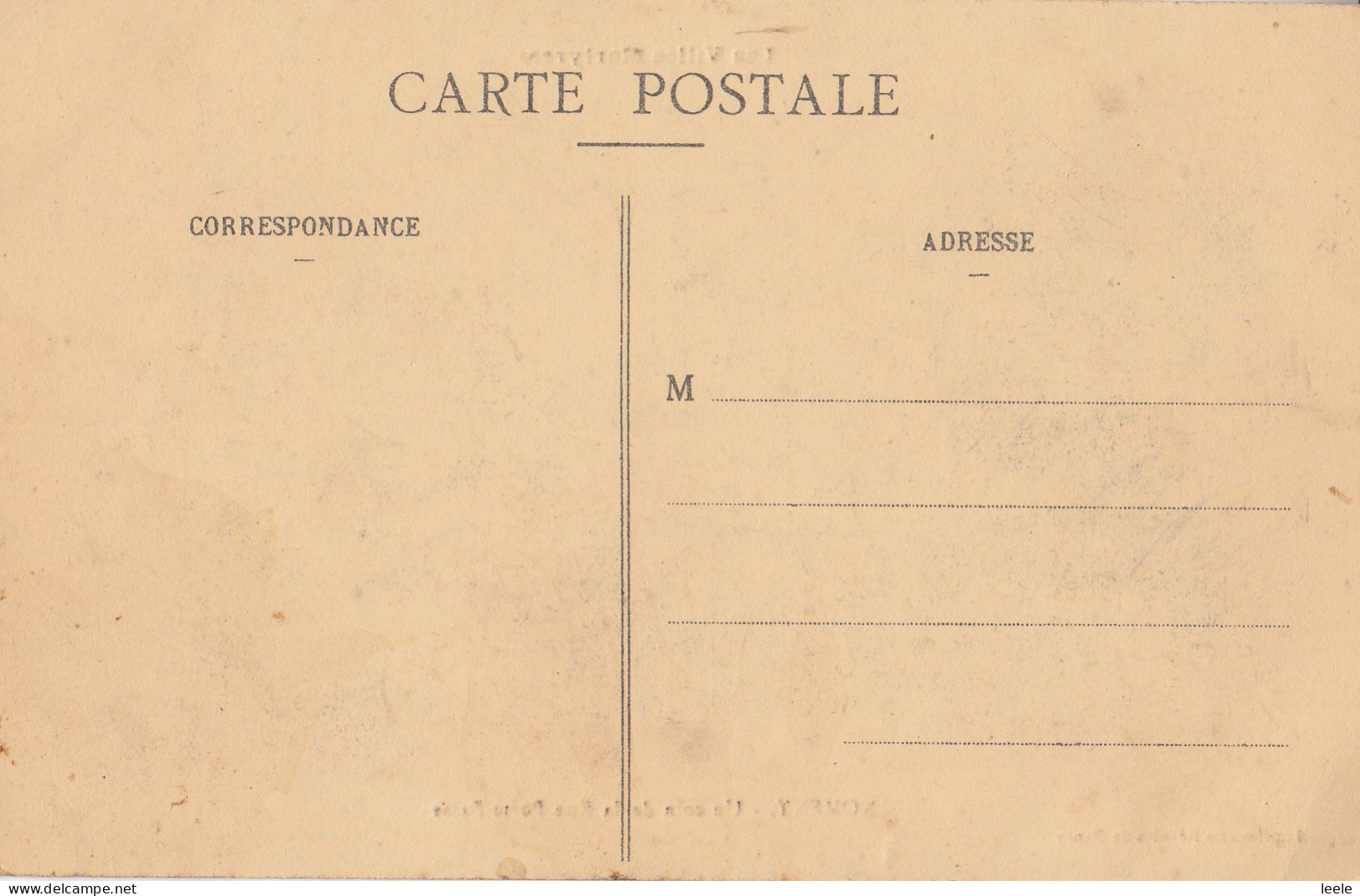 H30. Vintage French Postcard. Les Villes Martyres. Nomeny. Rue Porte-Basse - Nomeny