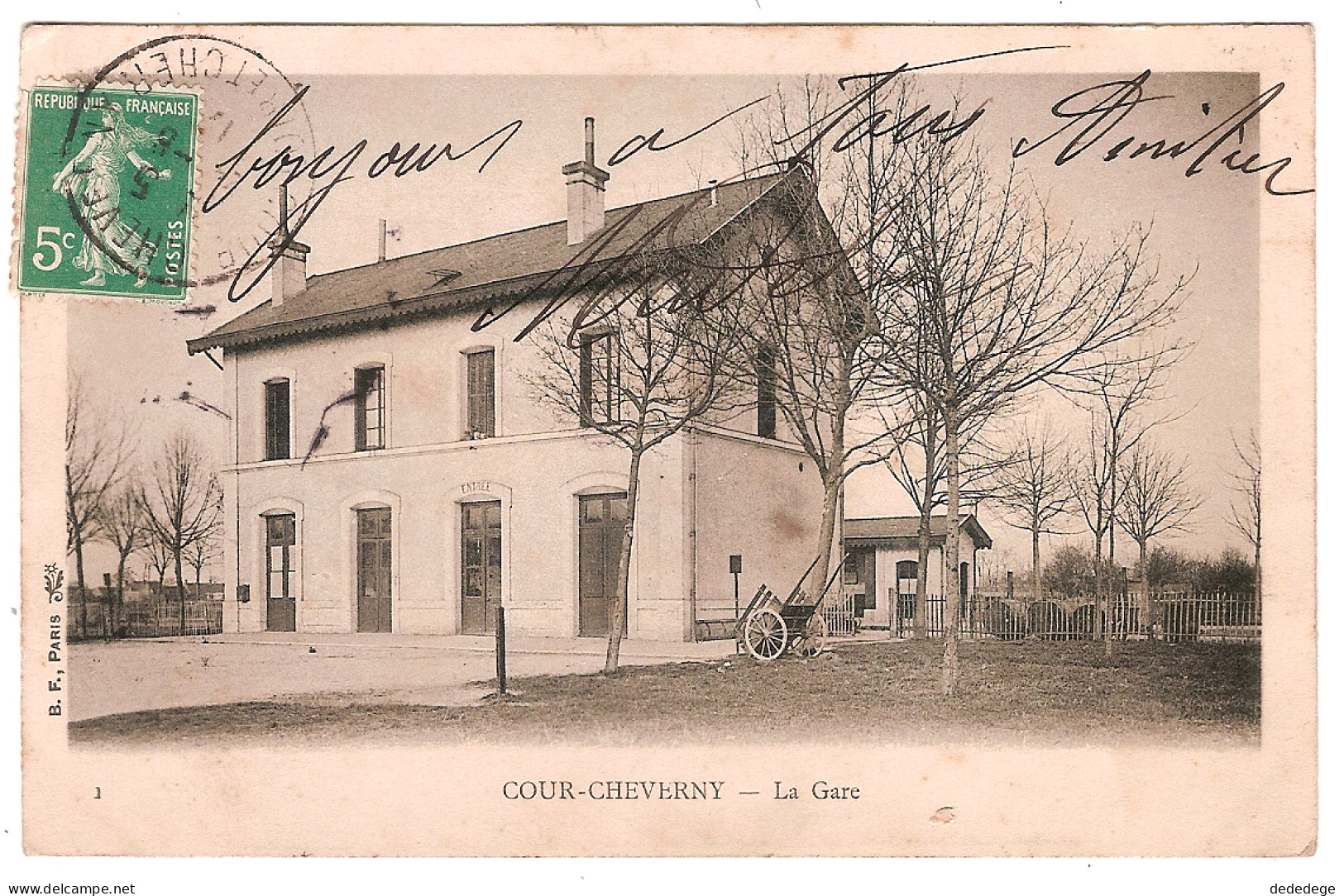 COUR-CHEVERNY.LA GARE - Other & Unclassified
