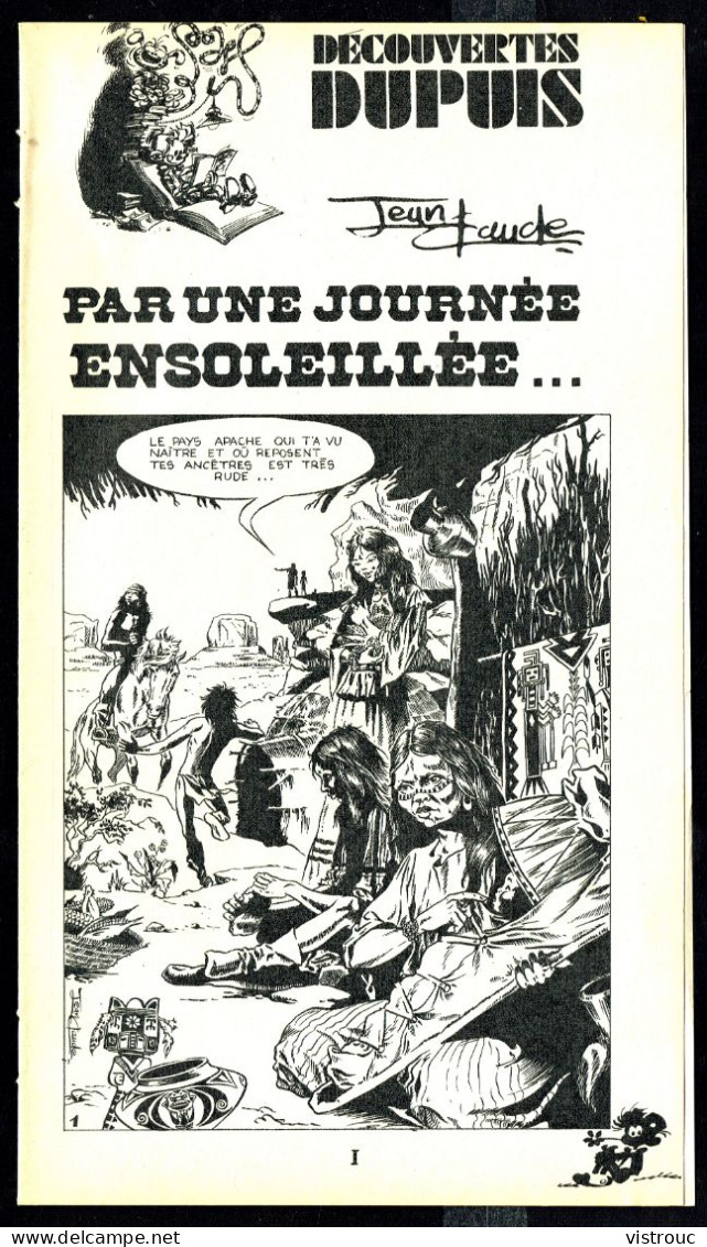 "Par Une Journée Ensoleillée" De JEAN CLAUDE - Supplément à Spirou - Découvertes DUPUIS - 1976. - Spirou Magazine