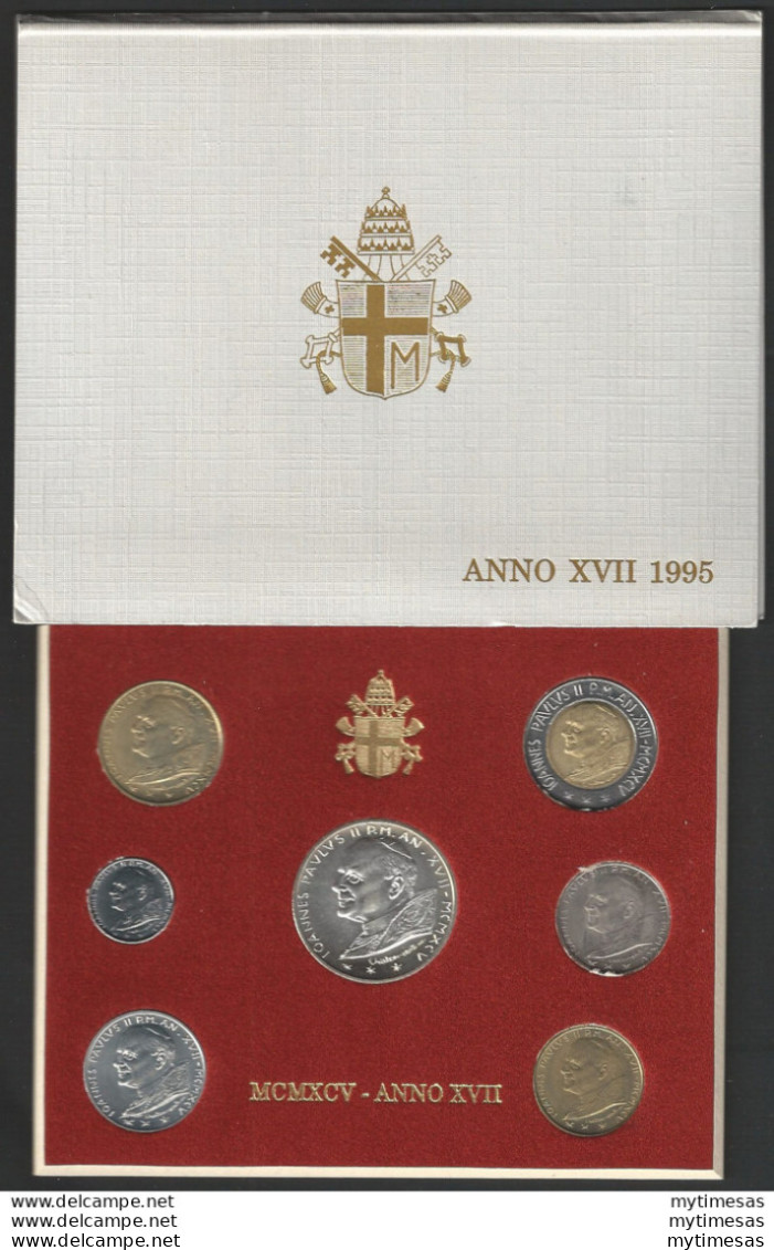 1995 Vaticano Mint Divisional Series 7 Coins FDC - Vatikan