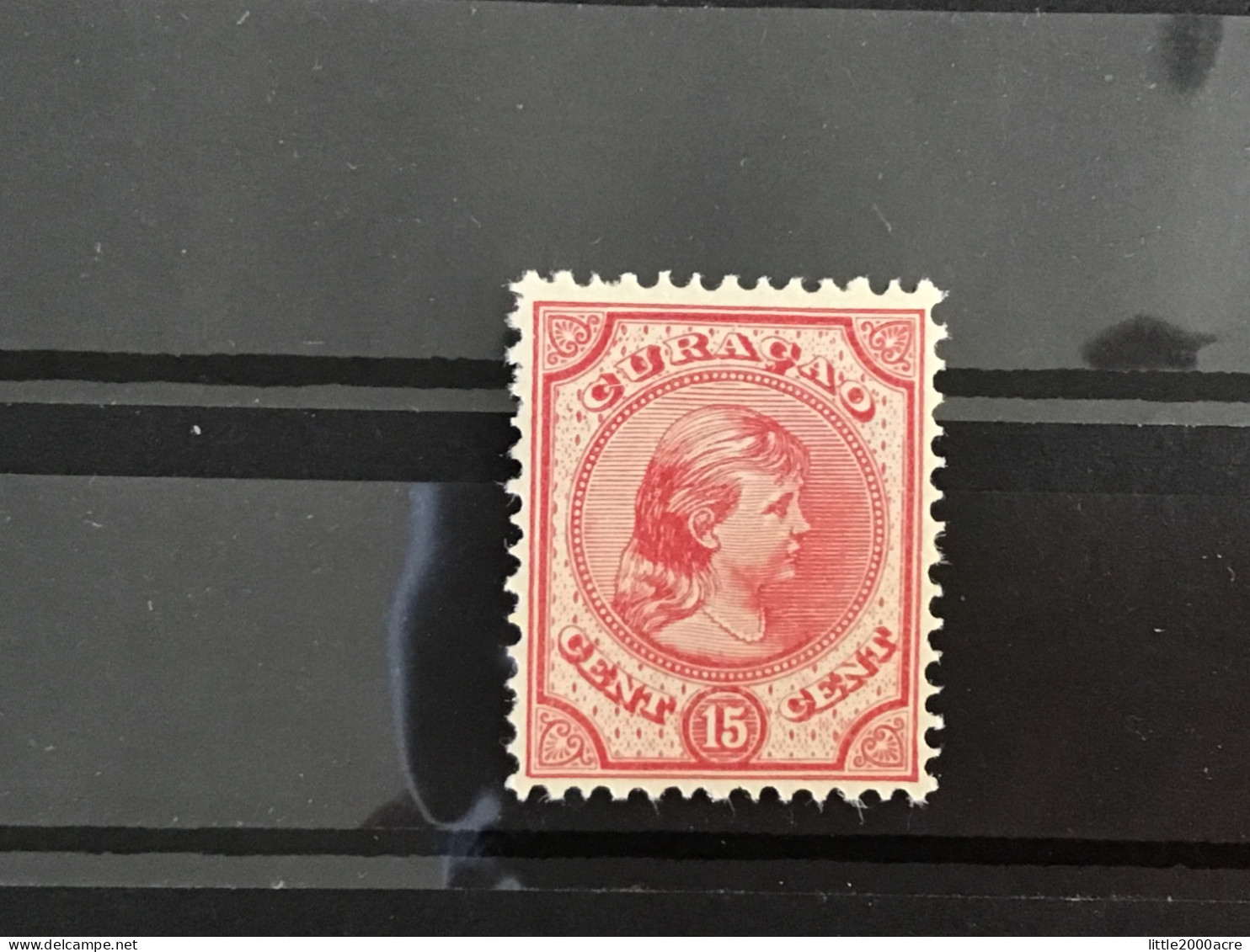 Curaçao 1892-5 10c Red Queen Wilhelmina Mint SG 46 NVPH 21 - Curazao, Antillas Holandesas, Aruba
