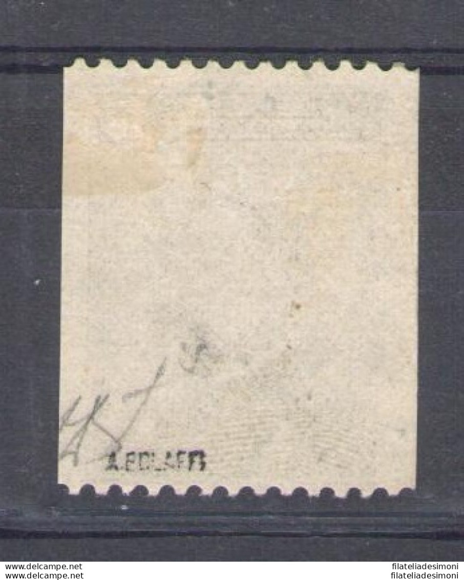 1906 Italia - N. 80 - 15 Cent Grigio Nero Non Dentellato Verticalmente - MH* - Other & Unclassified