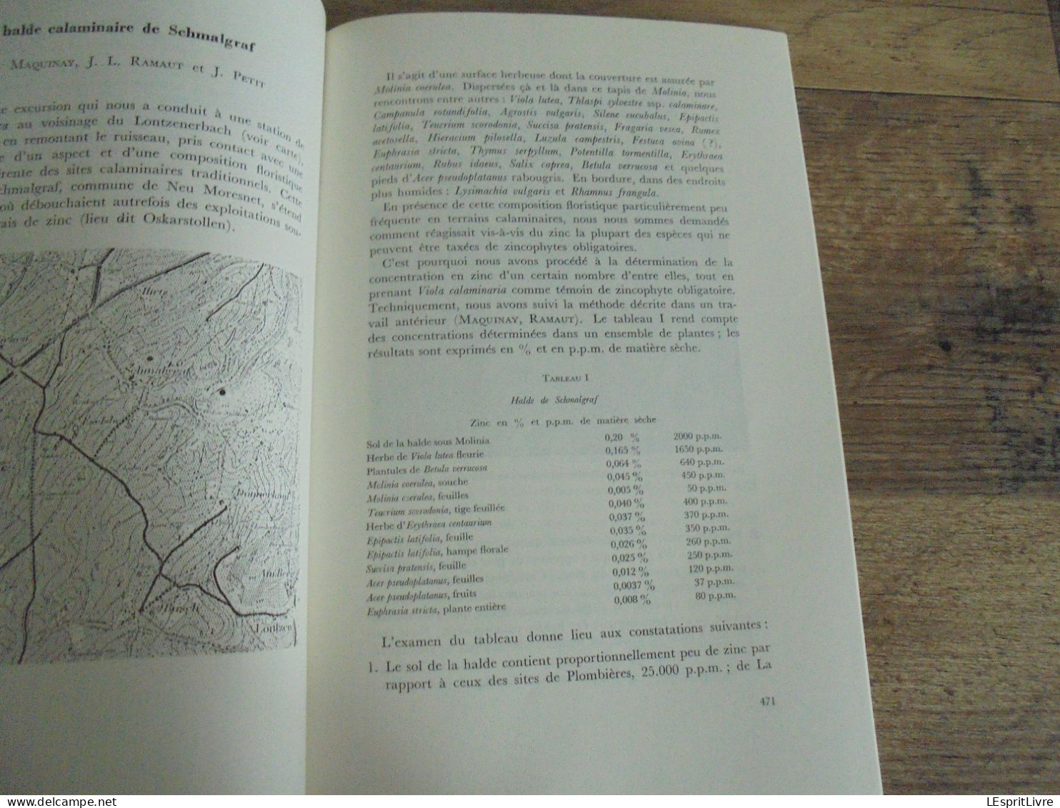 LES NATURALISTES BELGES N° 9 Année 1972 Régionalisme Bassin de la Houille Felenne Vencimont Struykbeek Végétation Flore