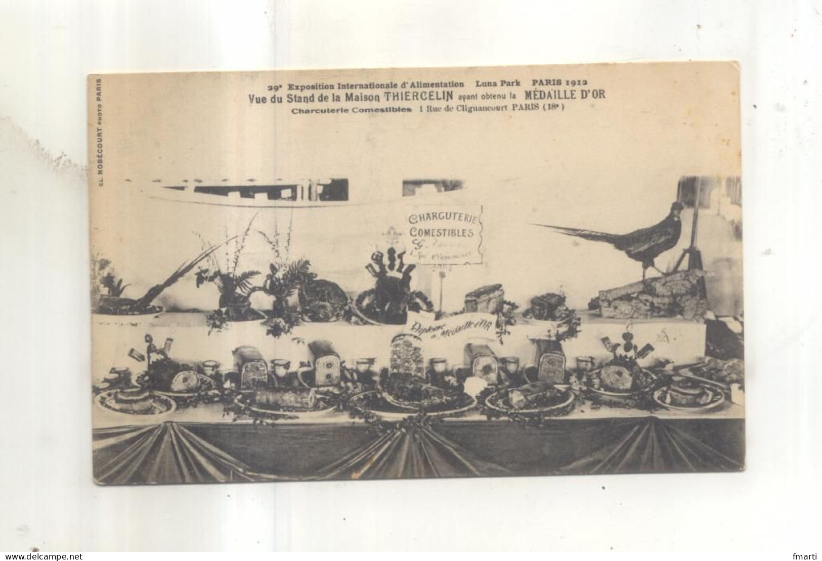 Vue Du Stand De La Maison Thiercelin, 29 E Exposition Internationale D'alimentation, Luna Park Paris 1912 - Arrondissement: 18