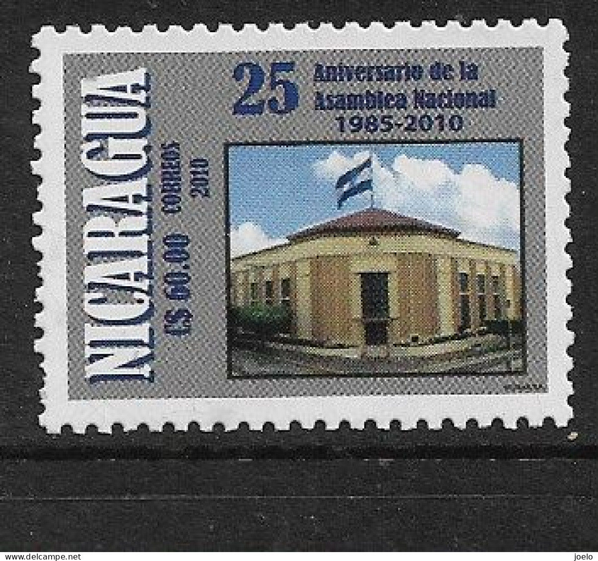 NICARAGUA 2010 PARLIAMENT 25th ANNIVERSARY MNH - Nicaragua