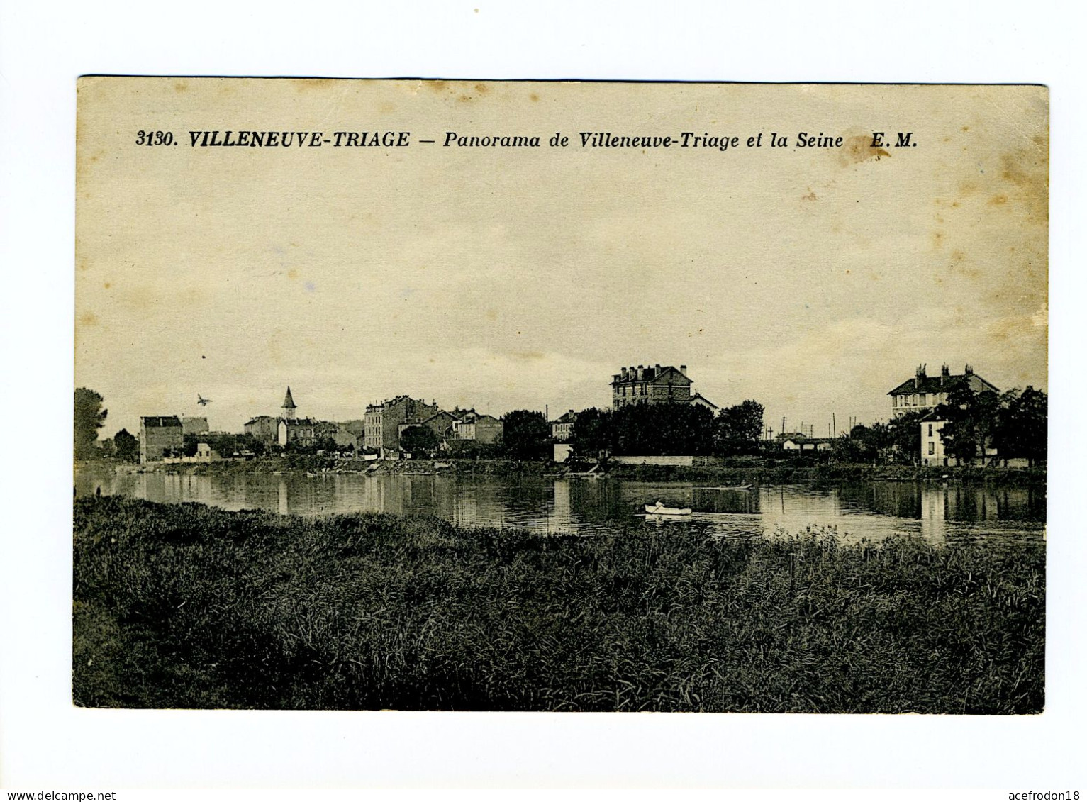 VILLENEUVE-TRIAGE - Panorama De Villeneuve-Triage Et La Seine - Villeneuve Saint Georges