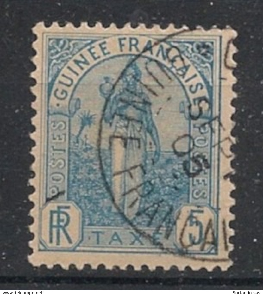 GUINEE - 1905 - Taxe TT N°YT. 1 - Fouta-Djalon 5c Bleu - Oblitéré / Used - Oblitérés