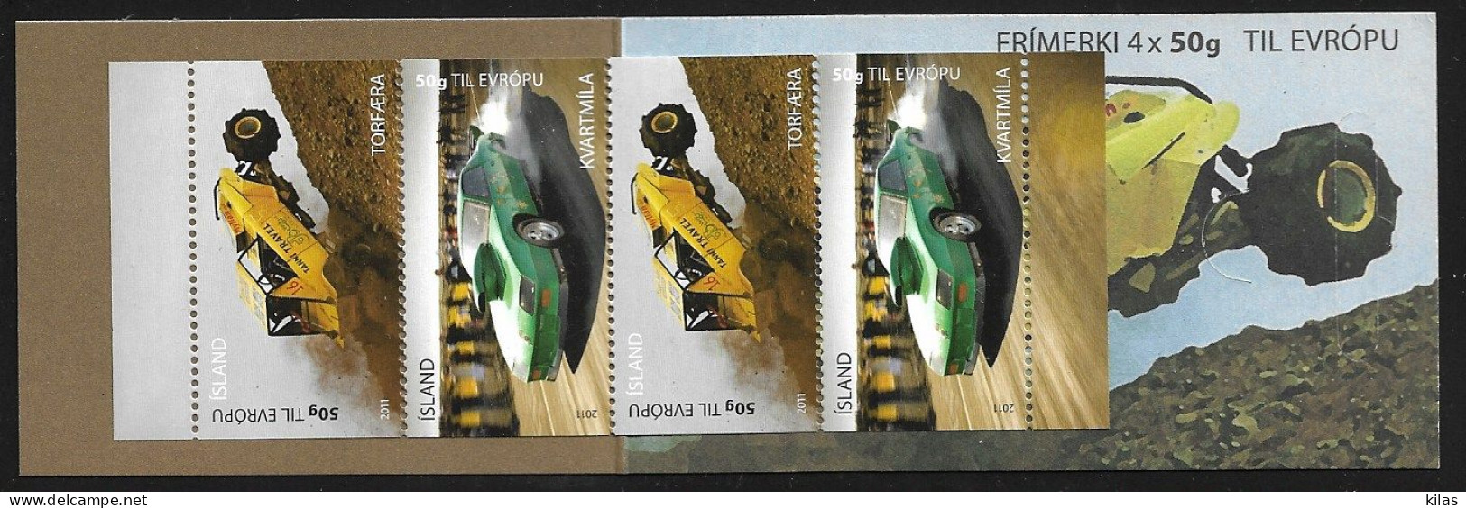 ICELAND 2011 Motorsports , Booklet  MNH - Carnets