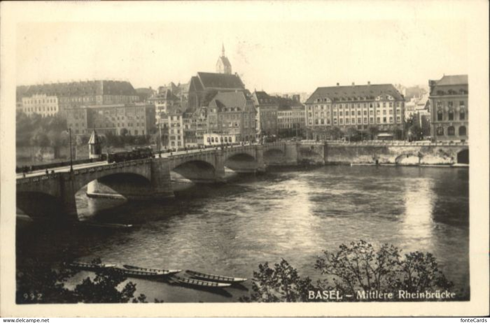 10846930 Basel BS Basel Mittlere Rheinbruecke Schiff X Basel - Sonstige & Ohne Zuordnung