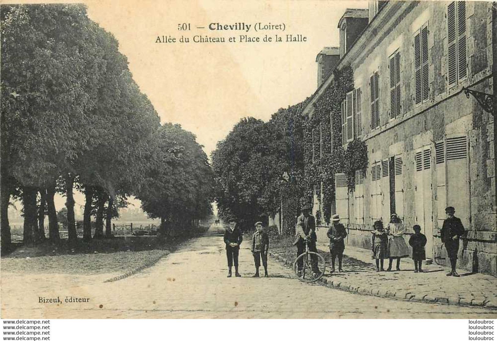 45 CHEVILLY ALLEE DU CHATEAU ET PLACE DE LA HALLE - Autres & Non Classés