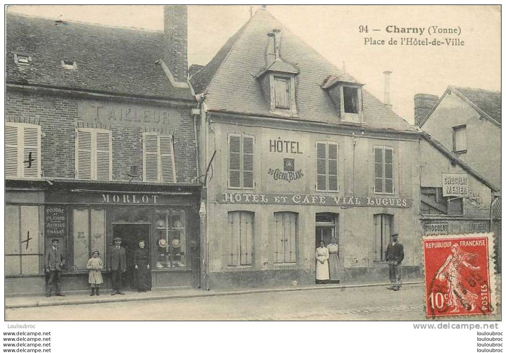 89 CHARNY PLACE DE L'HOTEL DE VILLE - Charny
