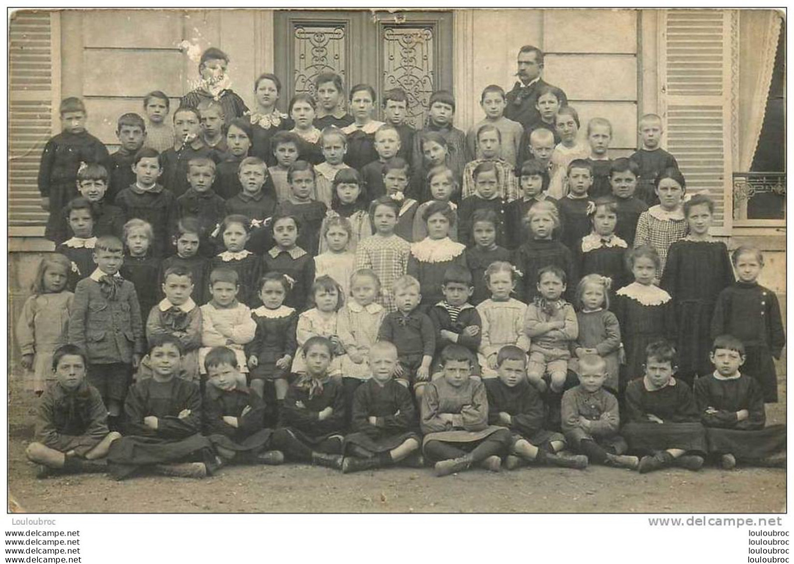 95 FREPILLON CARTE PHOTO DE CLASSE 1917 - Other & Unclassified