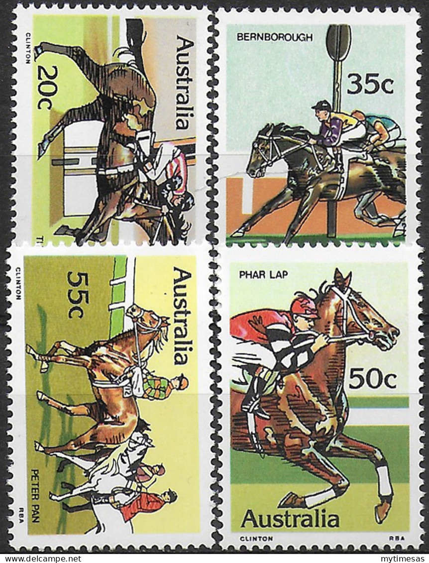 1978 Australia Horse Racing 4v. MNH Michel N. 663/66 - Autres & Non Classés