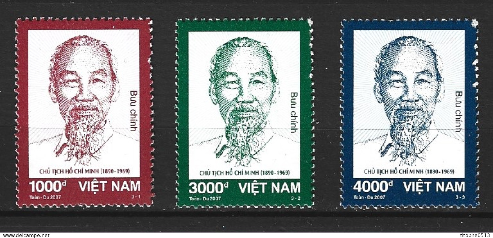 VIET NAM. N°2289-91 De 2007. Ho Chi Minh. - Viêt-Nam