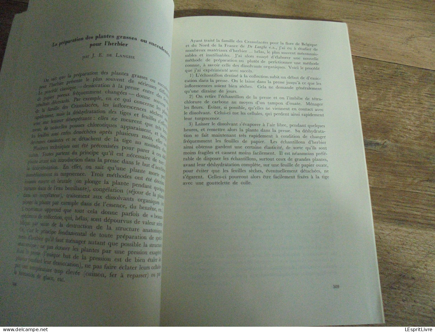 LES NATURALISTES BELGES N° 10 Année 1972 Régionalisme Crapaud Batracien Végétation des Murs Flore Rhode Saint Genèse