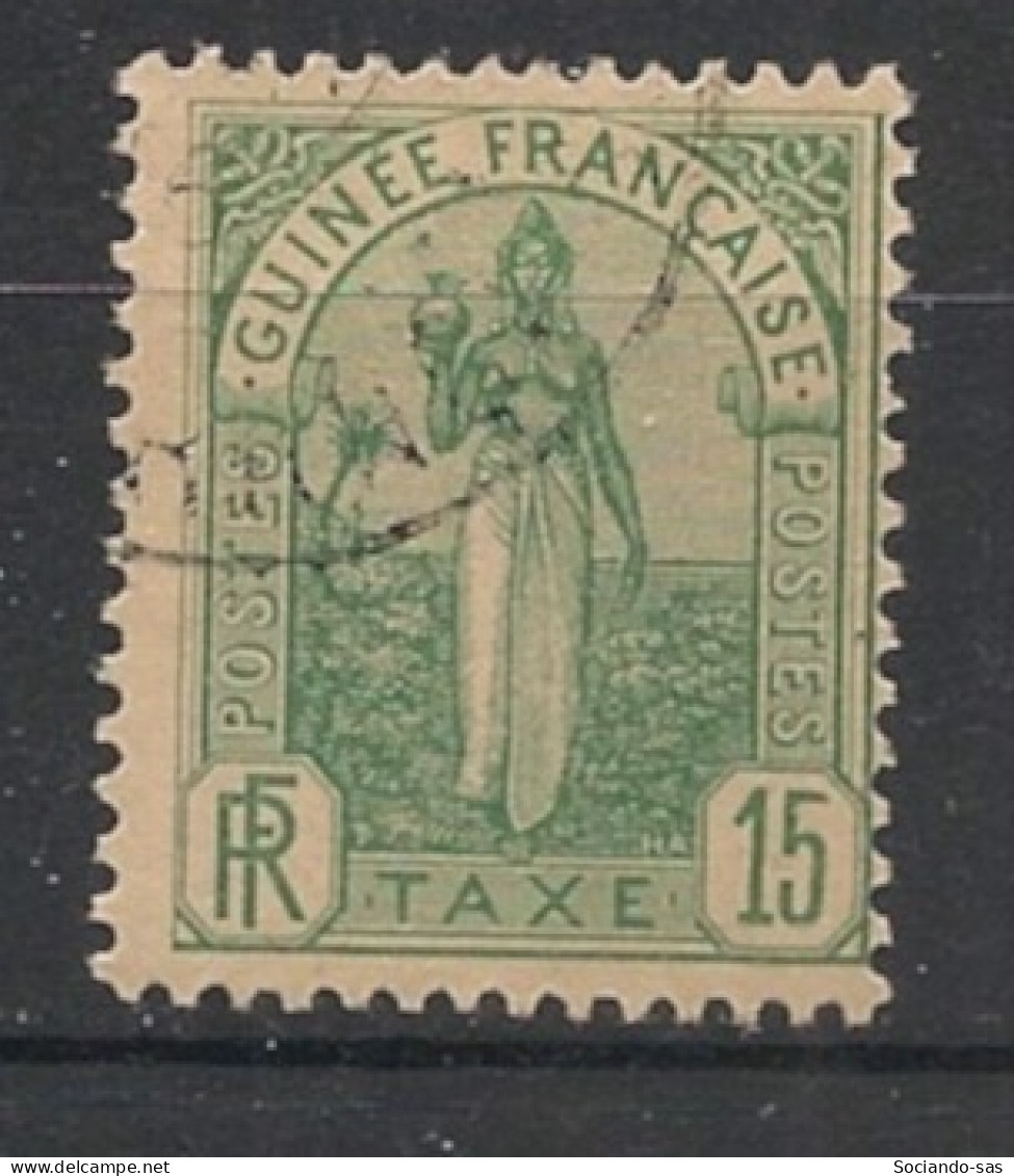 GUINEE - 1905 - Taxe TT N°YT. 3 - Fouta-Djalon 15c Vert - Oblitéré / Used - Oblitérés