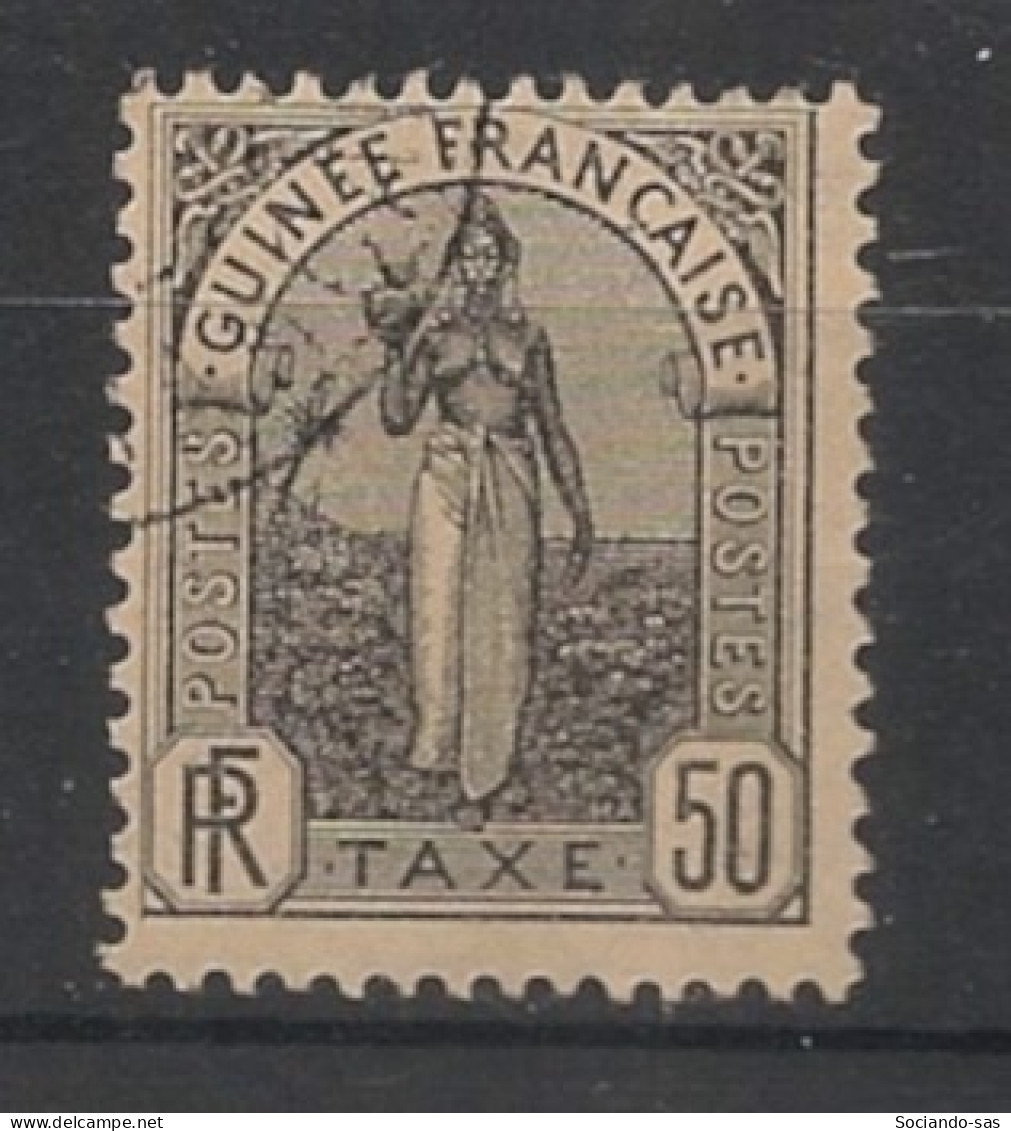 GUINEE - 1905 - Taxe TT N°YT. 5 - Fouta-Djalon 50c Noir - Oblitéré / Used - Used Stamps