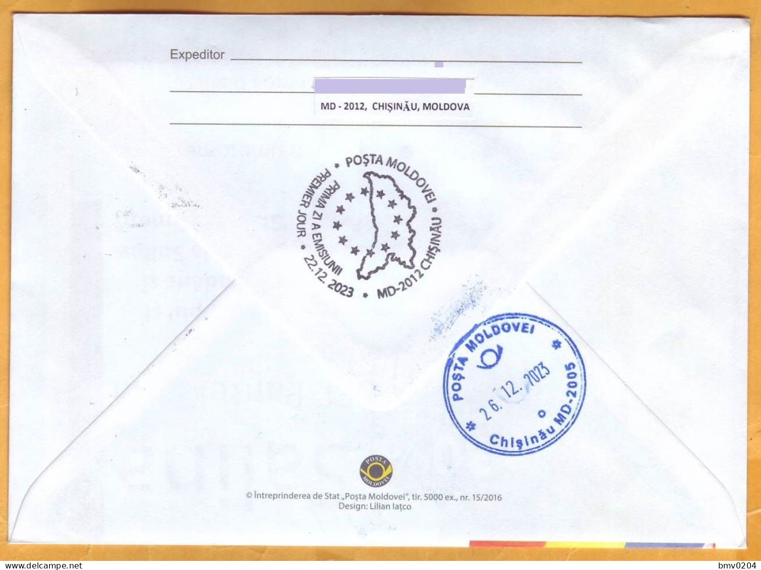 2023  Moldova FDC The Opening Of Accession Negotiations REPUBLIC OF MOLDOVA - EUROPEAN UNION - Moldavie