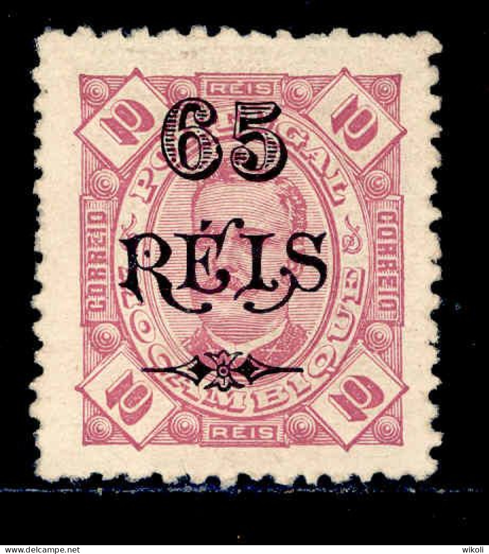 ! ! Mozambique - 1903 King Carlos OVP 65 R - Af. 77 - MH - Mosambik