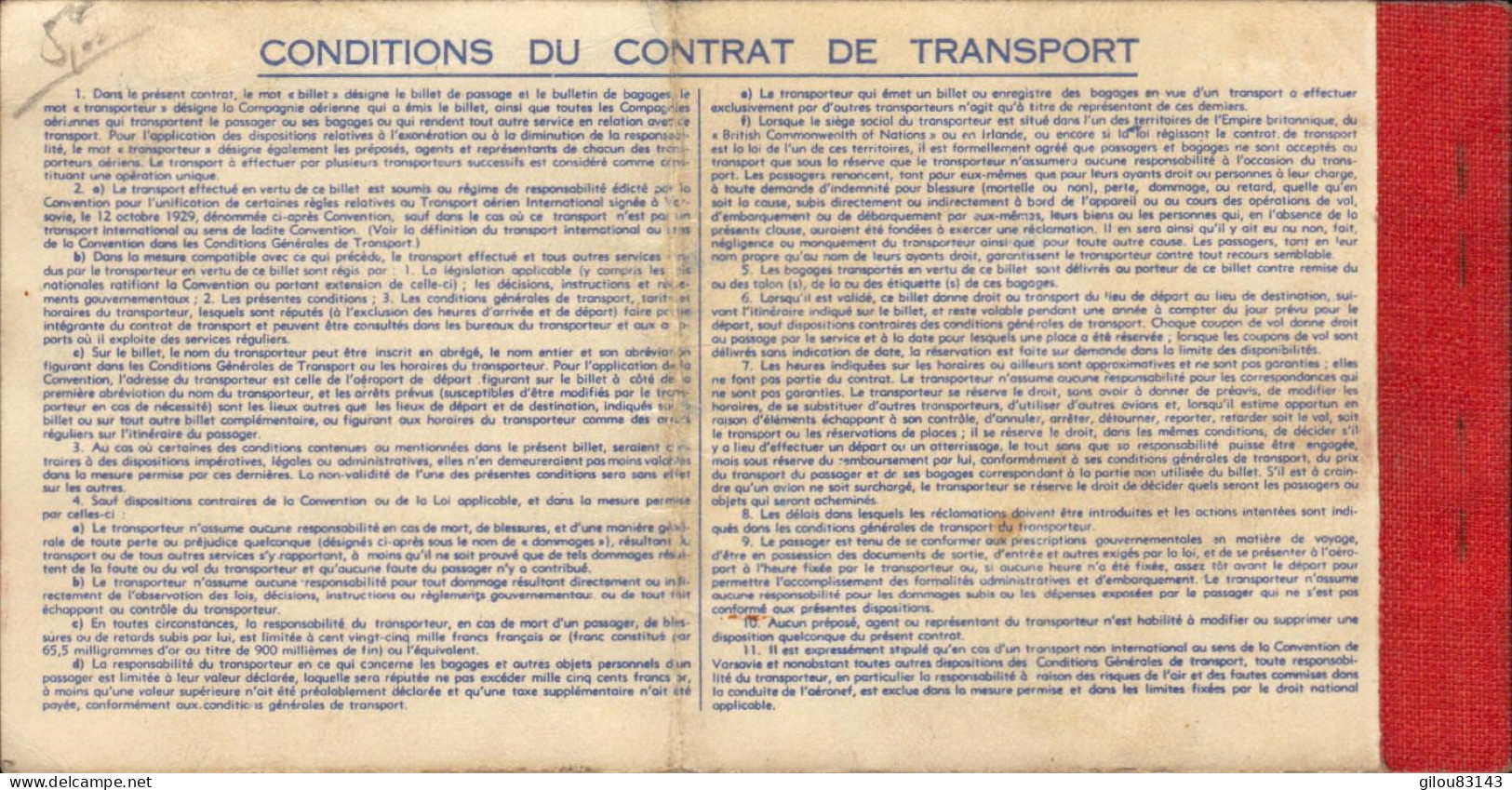 Transports Aeriens, Air Algerie, Billet Bone - Lyon + Fiscaux De 100 F Et 80 F - Autres & Non Classés