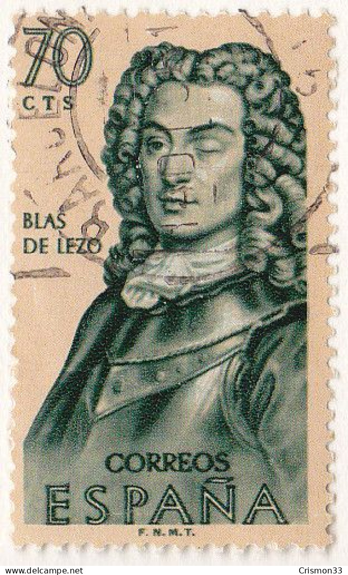1961 - ESPAÑA -  FORJADORES DE AMERICA (2ª SERIE ) - EDIFIL 1375 - Used Stamps