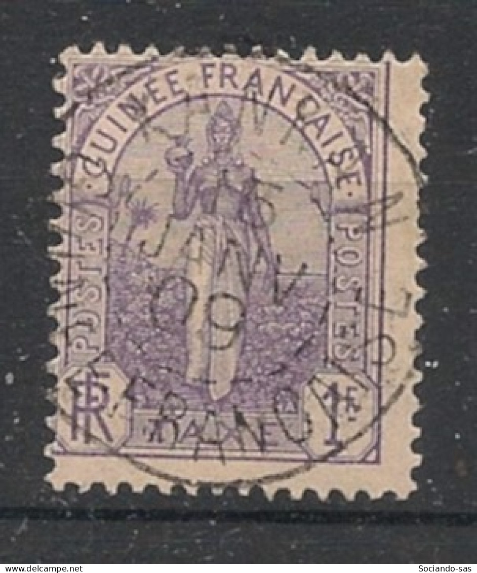 GUINEE - 1905 - Taxe TT N°YT. 7 - Fouta-Djalon 1f Violet - Oblitéré / Used - Gebruikt