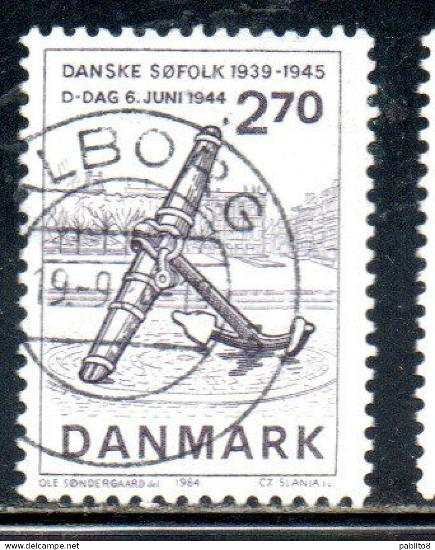 DANEMARK DANMARK DENMARK DANIMARCA 1984 WAR MEMORIAL COPENHAGEN 2.70k USED USATO OBLITERE - Used Stamps