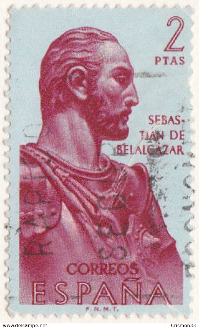 1961 - ESPAÑA -  FORJADORES DE AMERICA (2ª SERIE ) - EDIFIL 1378 - Used Stamps