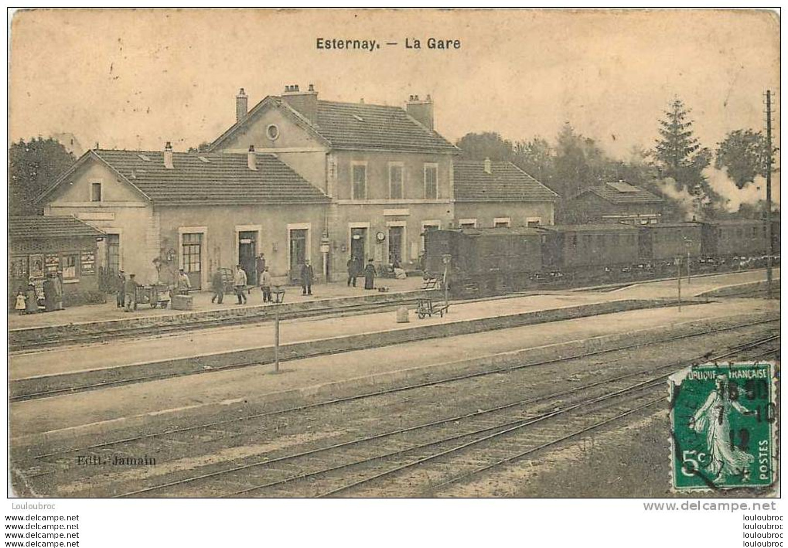 51 ESTERNAY LA GARE - Esternay