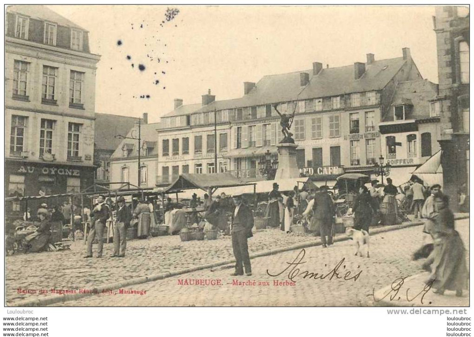 59 MAUBEUGE MARCHE AUX HERBES - Maubeuge