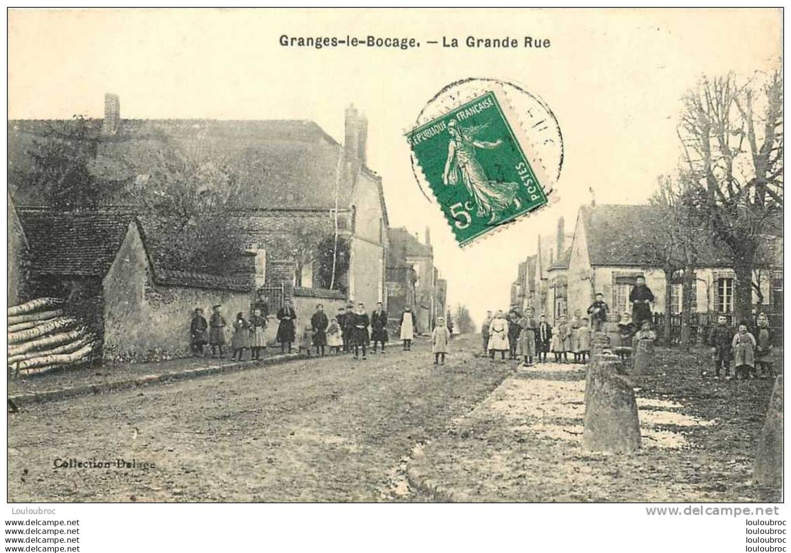 89 GRANGES LE BOCAGE LA GRANDE RUE - Sonstige & Ohne Zuordnung