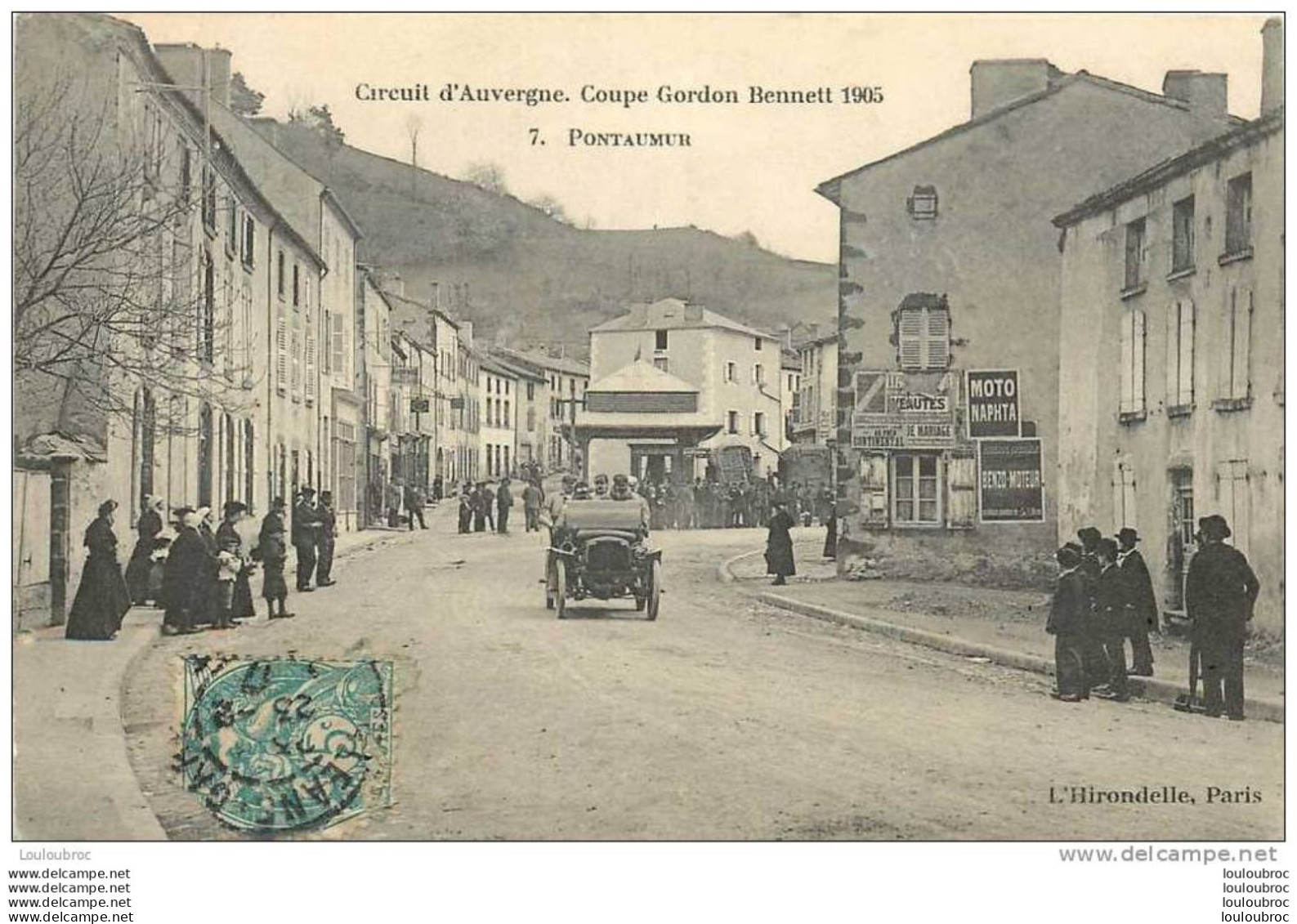 CIRCUIT D'AUVERGNE COUPE GORDON BENNETT 1905 PONTAUMUR - Sonstige & Ohne Zuordnung