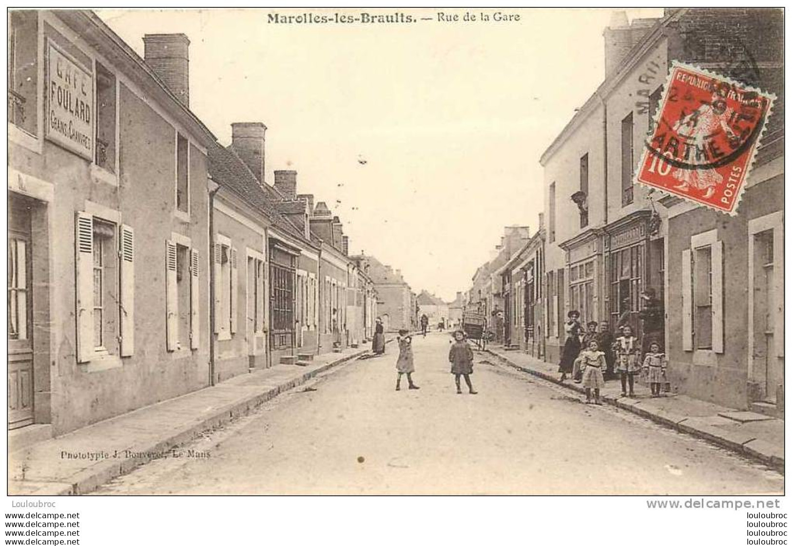 72 MAROLLES LES BRAULTS RUE DE LA GARE - Marolles-les-Braults