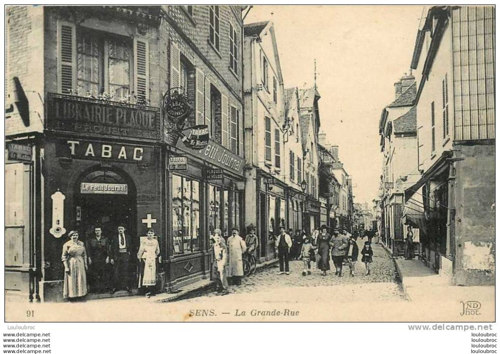 89 SENS LA GRANDE RUE TABAC  LIBRAIRIE - Sens