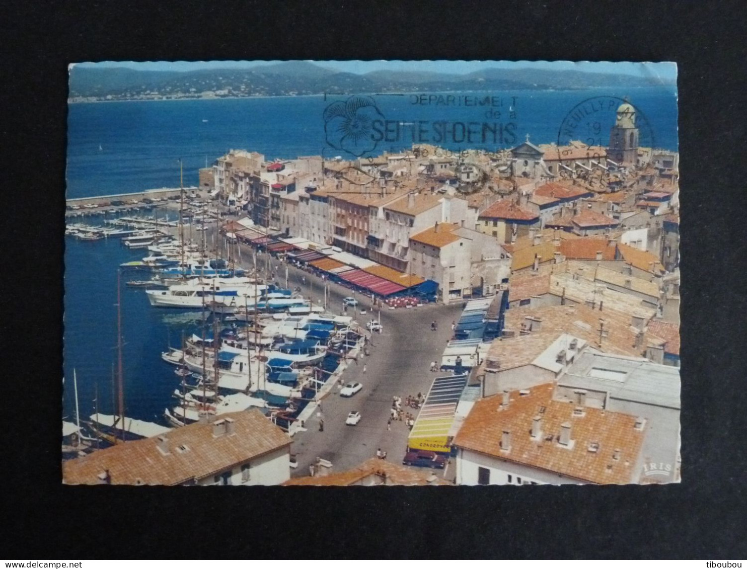 SAINT TROPEZ - VAR - FLAMME TEMPORAIRE NOUVEAU PORT 1968 SUR MARIANNE CHEFFER - Mechanical Postmarks (Advertisement)