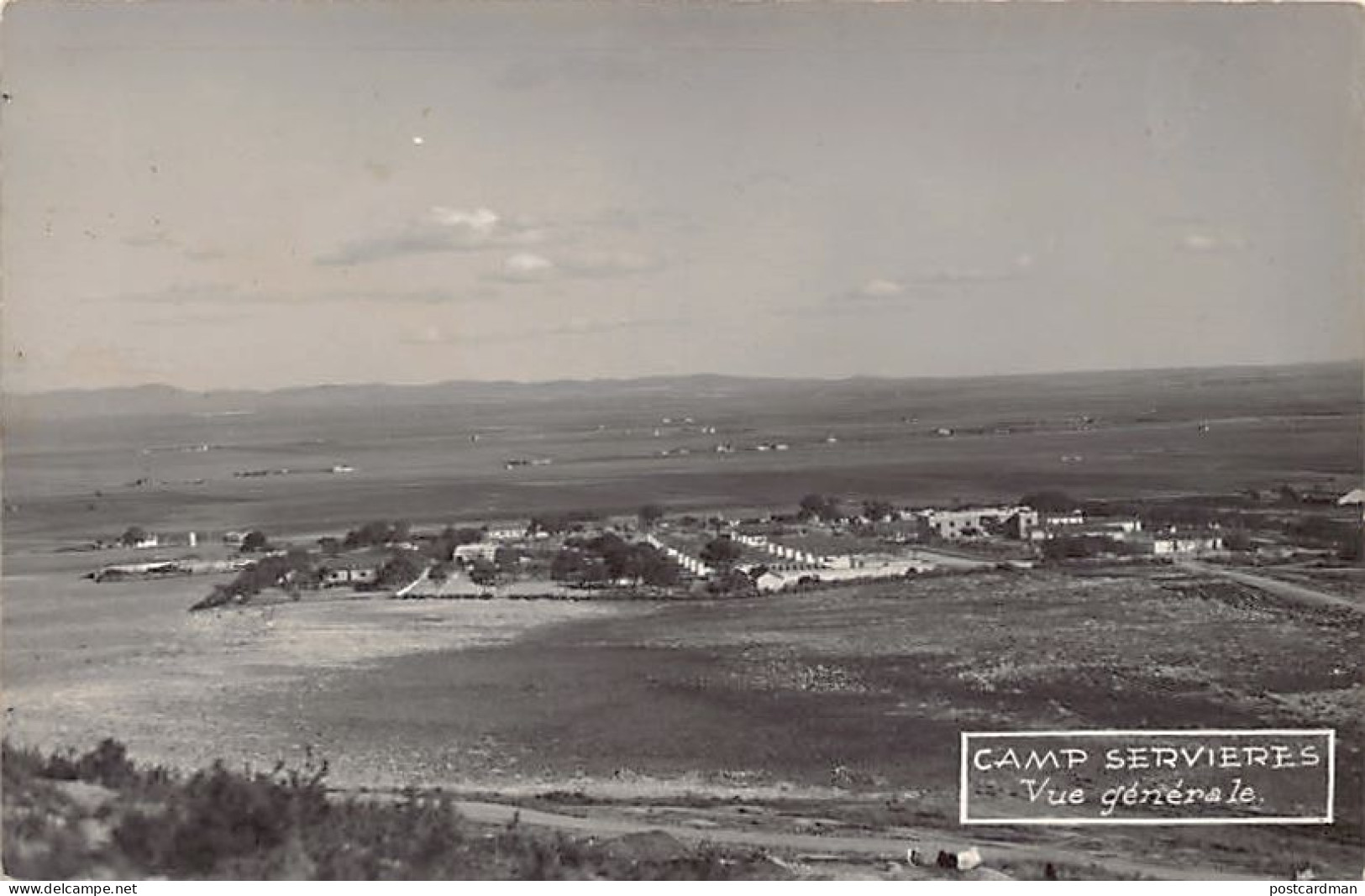 Tunisie - CAMP SERVIÈRES Fondouk Djedid - Vue Générale - CARTE PHOTO Jean Barbaro - Ed. Illustra  - Tunisia