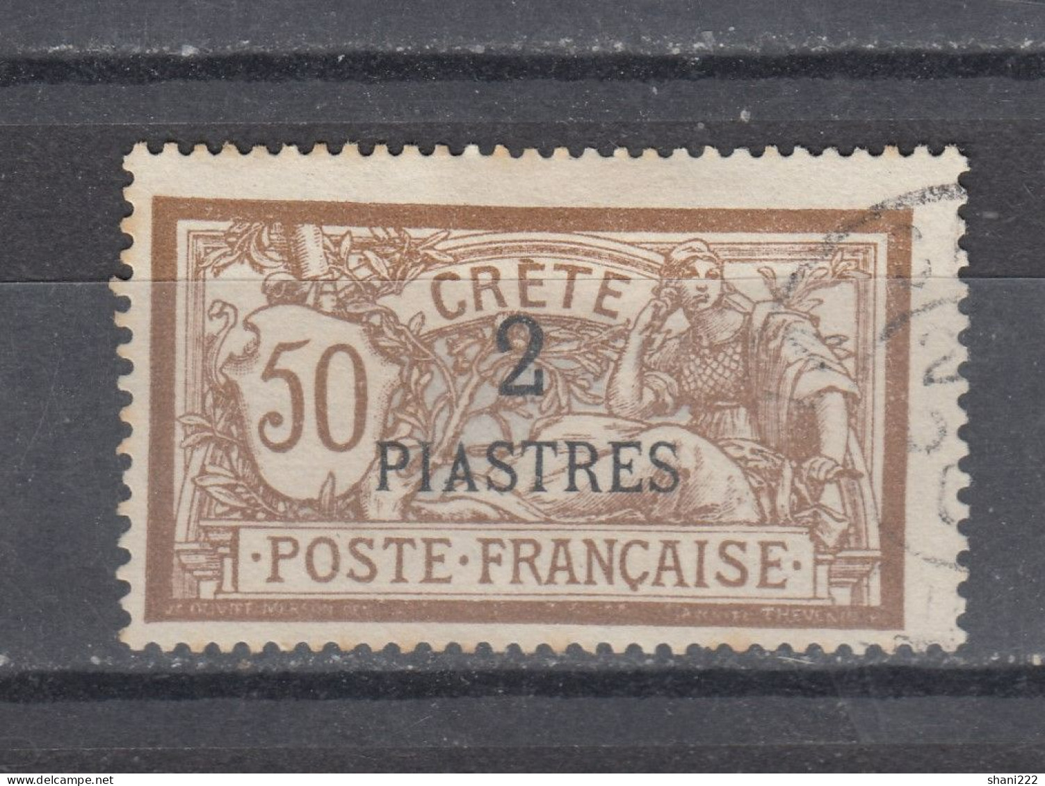 Crete 1903 - 2 Pt. Surcharge On 50c - Used (e-569) - Oblitérés