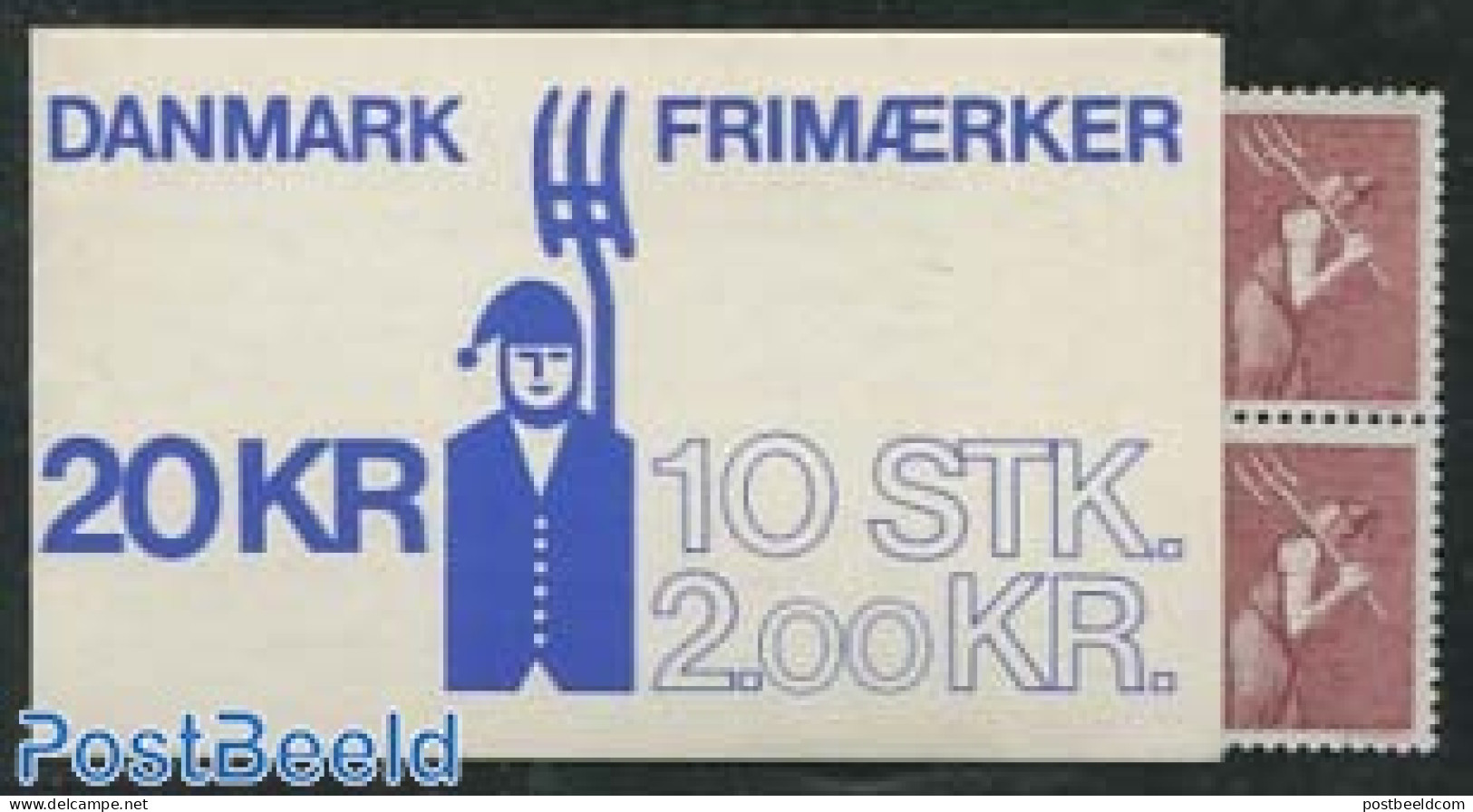 Denmark 1982 Europa, History Booklet, Mint NH, History - Europa (cept) - History - Stamp Booklets - Ungebraucht