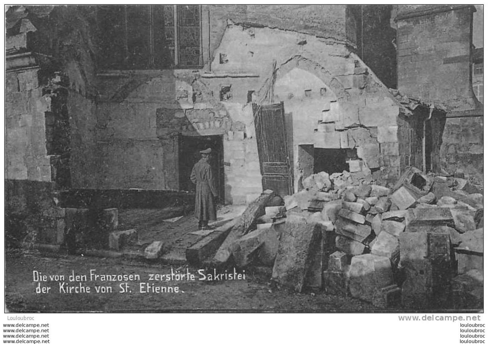 08 SAINT ETIENNE L'EGLISE CARTE ALLEMANDE - Sonstige & Ohne Zuordnung