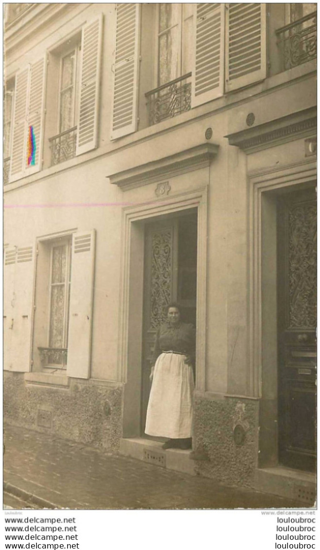 92 BOULOGNE CARTE PHOTO RUE NON IDENTIFIEE N°8 - Boulogne Billancourt