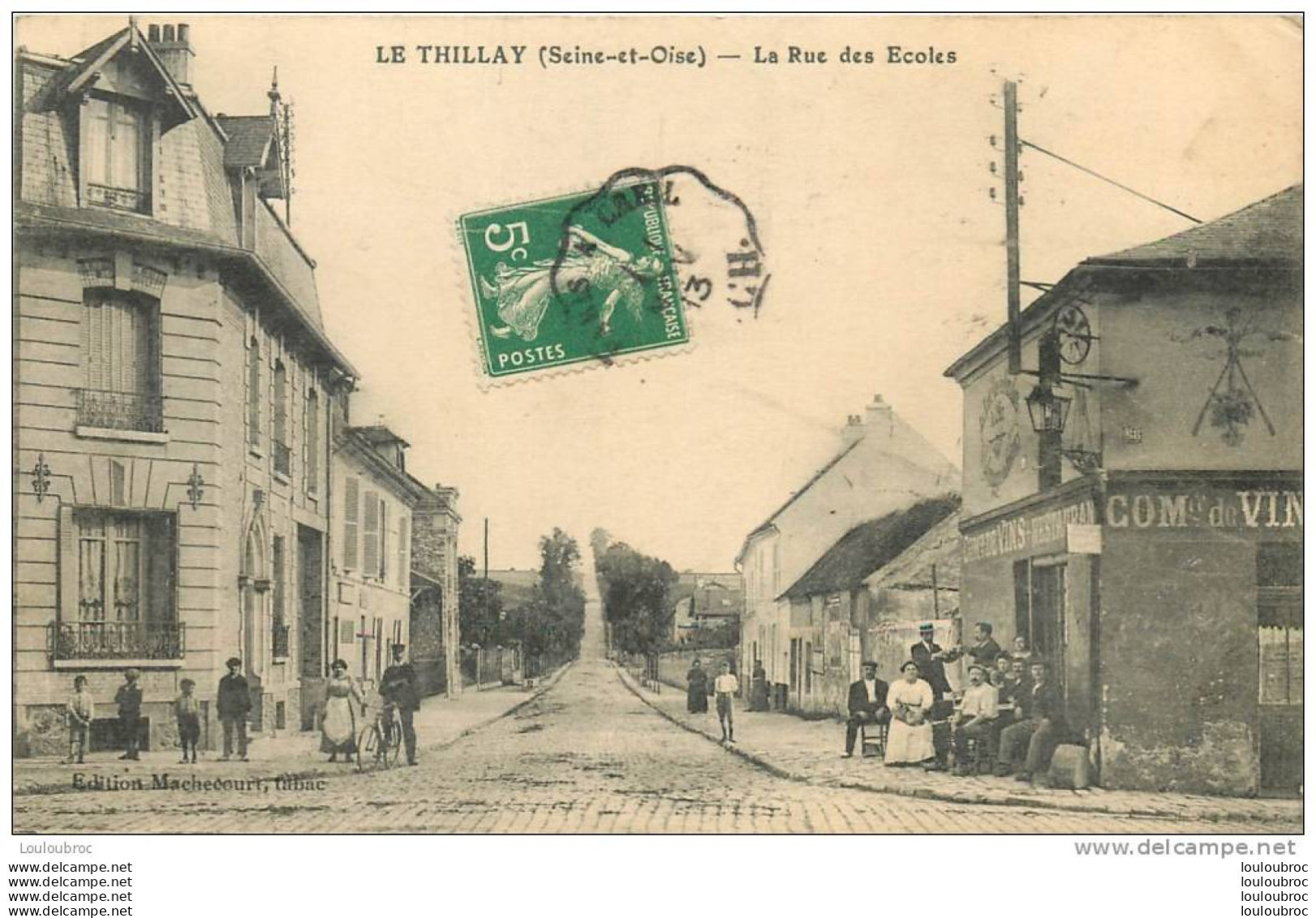 95 LE THILLAY LA RUE DES ECOLES - Other & Unclassified