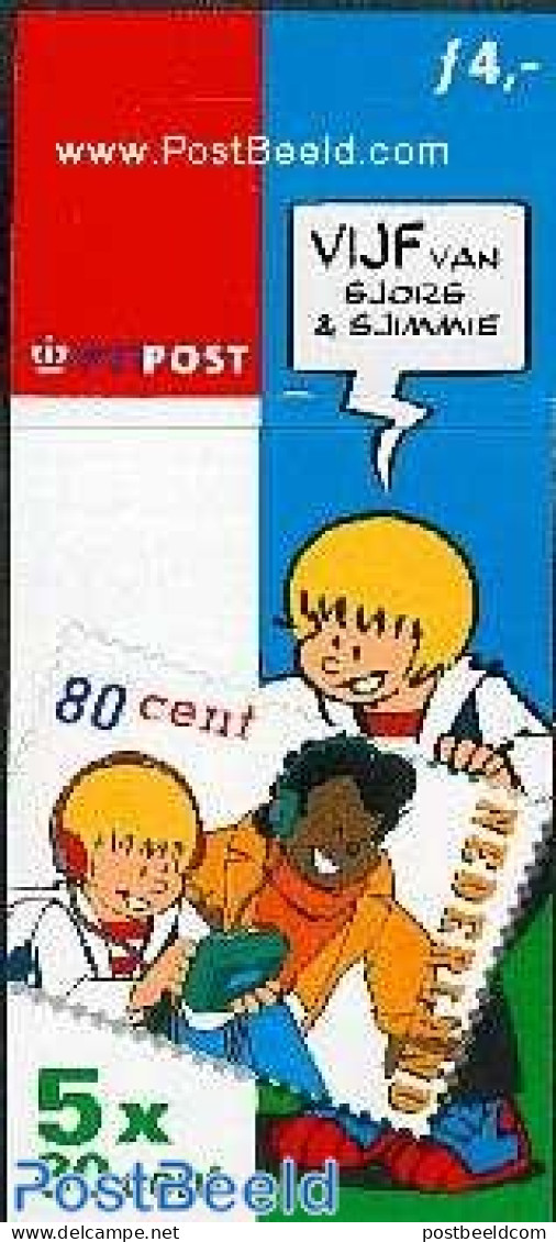 Netherlands 2000 Comics, Sjors & Sjimmie Booklet, Mint NH, Stamp Booklets - Art - Comics (except Disney) - Ungebraucht