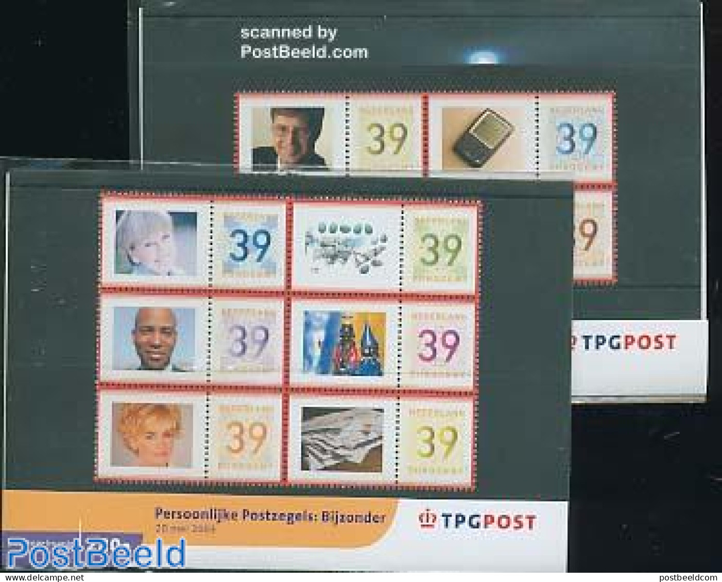 Netherlands 2003 Personal Stamps 10v Presentation Pack A+B, Mint NH, History - Performance Art - Decorations - Music -.. - Neufs