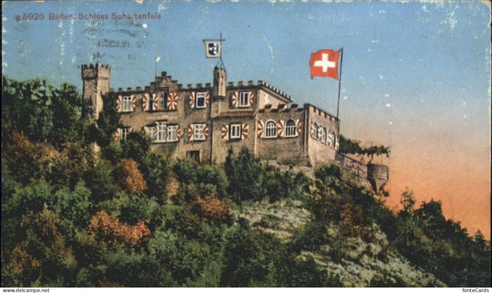 10845410 Baden AG Baden Schloss Schartenfels X Baden - Other & Unclassified