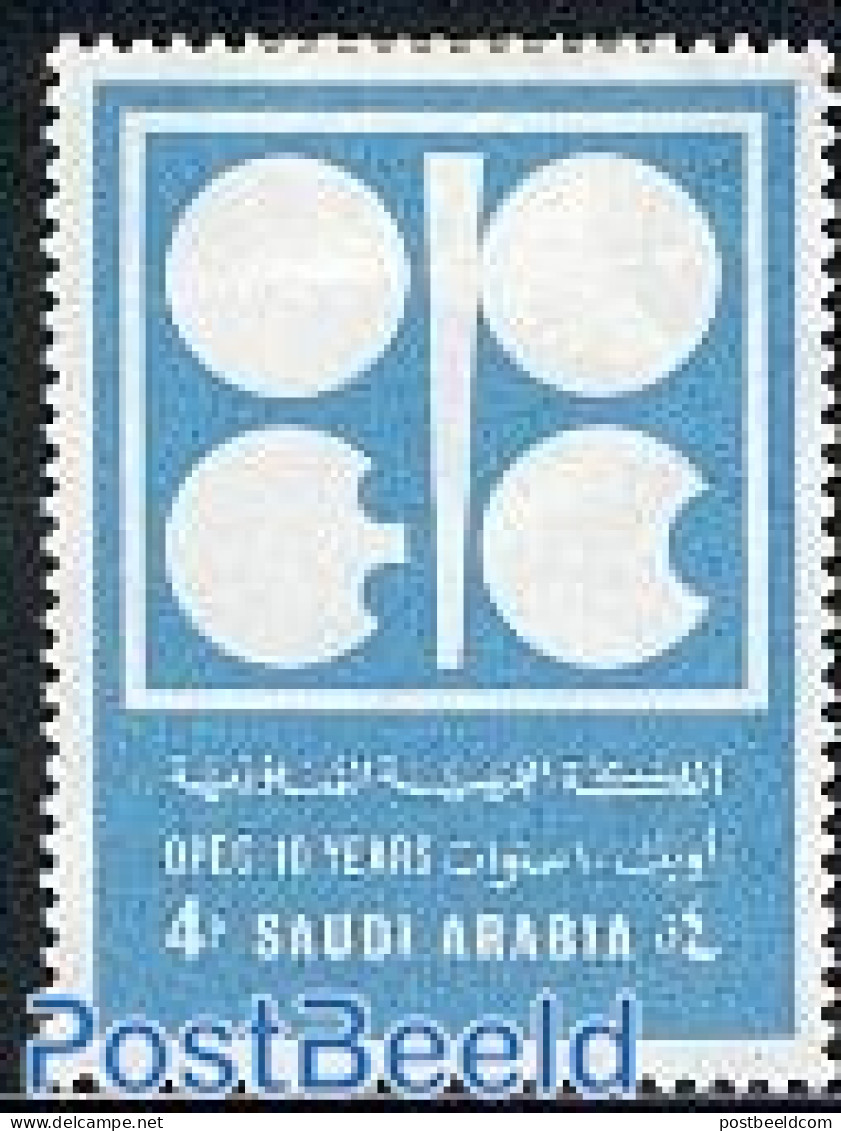 Saudi Arabia 1972 Opec 1v, Mint NH - Arabia Saudita