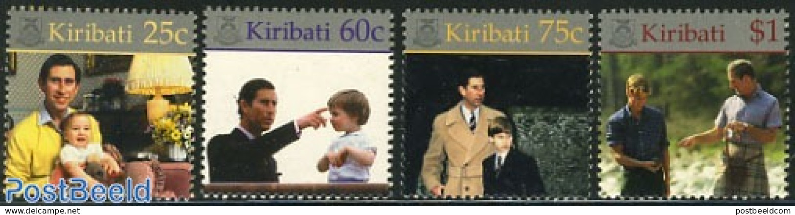 Kiribati 2000 Prince William 4v, Mint NH, History - Kings & Queens (Royalty) - Royalties, Royals